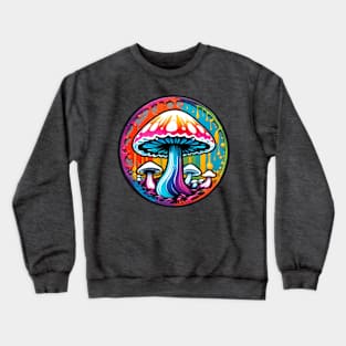 Drippy Trippy Mushroom Crewneck Sweatshirt